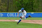Baseball vs CGA  Wheaton College Baseball vs Coast Guard Academy during game one of the NEWMAC semi-finals playoffs. - (Photo by Keith Nordstrom) : Wheaton, baseball, NEWMAC